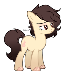 Size: 1024x1173 | Tagged: safe, artist:mintoria, oc, oc:khanh, species:earth pony, species:pony, colored hooves, female, mare, simple background, solo, transparent background