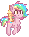 Size: 42x52 | Tagged: safe, artist:hawthornss, oc, oc:paper stars, species:bat pony, species:pony, pony town, amputee, animated, bat pony oc, cute, cute little fangs, ear fluff, fangs, female, flapping, flying, gif, mare, missing limb, pixel art, simple background, smiling, solo, spread wings, transparent background, wings