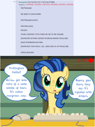 Size: 800x1070 | Tagged: safe, artist:flash equestria photography, oc, oc:milky way, species:earth pony, species:pony, 4chan, ask, computer mouse, female, keyboard, mare, milkmare of trottingham, solo, tumblr