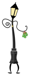 Size: 700x1726 | Tagged: safe, artist:the smiling pony, artist:thelonelampman, oc, oc only, animate object, lamp, lamppost, mistletoe, simple background, solo, the lone lampman, transparent background, vector