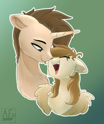 Size: 1280x1529 | Tagged: safe, artist:airfly-pony, rcf community, oc, oc only, species:pony, cute, female, male