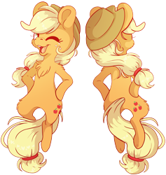 Size: 4485x4737 | Tagged: safe, artist:cutepencilcase, character:applejack, species:earth pony, species:pony, absurd resolution, clothing, digital art, female, hat, mare