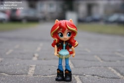 Size: 3872x2592 | Tagged: safe, artist:artofmagicpoland, derpibooru original, character:sunset shimmer, my little pony:equestria girls, doll, equestria girls minis, female, irl, photo, solo, toy