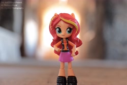 Size: 6000x4000 | Tagged: safe, artist:artofmagicpoland, character:sunset shimmer, g4, my little pony: equestria girls, my little pony:equestria girls, clothing, doll, equestria girls minis, female, irl, photo, skirt, solo, toy
