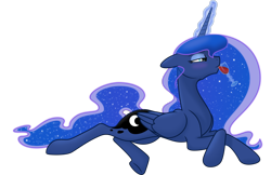 Size: 8000x5184 | Tagged: safe, artist:bri-sta, artist:negatif22, character:princess luna, species:alicorn, species:pony, absurd resolution, alcohol, drinking, female, glass, lying down, simple background, solo, transparent background, vector, wine, wine glass