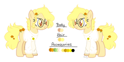 Size: 1280x639 | Tagged: safe, artist:mintoria, oc, oc:sunny, species:earth pony, species:pony, clothing, female, glasses, mare, reference sheet, simple background, solo, sweater, transparent background