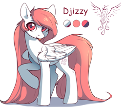 Size: 1246x1102 | Tagged: safe, artist:fensu-san, oc, oc:djizzy, species:pegasus, species:pony, blep, reference sheet, solo, tongue out