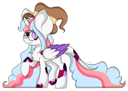 Size: 1062x752 | Tagged: safe, artist:mintoria, oc, oc:magic wind, species:alicorn, species:pony, alicorn oc, clothing, female, hat, mare, raised hoof, simple background, solo, transparent background, witch hat