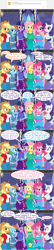 Size: 800x3725 | Tagged: safe, artist:flash equestria photography, character:applejack, character:fluttershy, character:pinkie pie, character:rainbow dash, character:rarity, character:twilight sparkle, species:anthro, cannibalism, comic, implied cannibalism, mane six, show accurate anthro