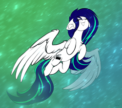 Size: 3701x3283 | Tagged: safe, artist:airfly-pony, patreon reward, oc, oc only, oc:lucy vectors, species:pegasus, species:pony, eyes closed, patreon, smiling, solo