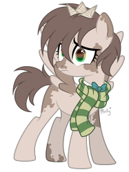 Size: 1280x1707 | Tagged: safe, artist:mintoria, oc, oc:spryte, species:pegasus, species:pony, bow tie, clothing, female, mare, paper boat, scarf, simple background, solo, transparent background