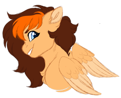 Size: 1024x831 | Tagged: safe, artist:azure-art-wave, oc, oc:aerion featherquill, species:pegasus, species:pony, bust, female, mare, portrait, simple background, solo, transparent background