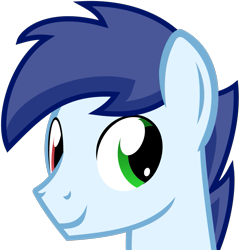 Size: 891x891 | Tagged: safe, artist:the smiling pony, oc, oc only, oc:slipstream, species:pony, .svg available, heterochromia, simple background, smiling, solo, svg, transparent background, vector