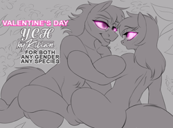 Size: 1134x843 | Tagged: safe, artist:dolorosacake, species:earth pony, species:pony, advertisement, auction, auction open, bid, commission, female, male, paypal, romantic, straight, ych example, your character here