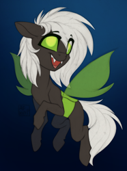 Size: 2602x3500 | Tagged: safe, artist:airfly-pony, oc, oc only, oc:jack sunshine, species:changeling, chibi, green changeling