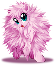 Size: 822x971 | Tagged: safe, artist:centchi, artist:kyubi, oc, oc only, oc:fluffle puff, species:pony, cute, flufflebetes, simple background, smiling, solo, transparent background