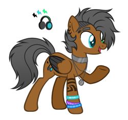 Size: 761x716 | Tagged: safe, artist:mintoria, oc, oc:kyran, species:pegasus, species:pony, male, simple background, solo, stallion, transparent background, two toned wings, wings