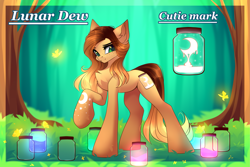 Size: 3333x2222 | Tagged: safe, artist:airiniblock, rcf community, oc, oc only, oc:lunar dew, species:earth pony, species:pony, reference sheet