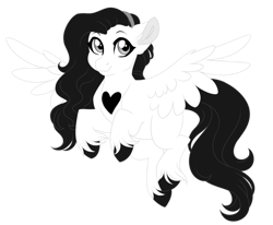 Size: 1024x844 | Tagged: safe, artist:azure-art-wave, oc, oc only, oc:brittle heart, species:pegasus, species:pony, female, mare, simple background, solo, transparent background