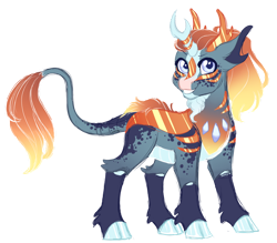 Size: 1024x899 | Tagged: safe, artist:azure-art-wave, oc, oc:oracle, species:changepony, g4, hybrid, male, simple background, solo, transparent background
