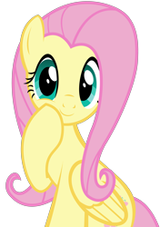 Size: 4154x5903 | Tagged: safe, artist:kuren247, character:fluttershy, absurd resolution, cute, female, looking at you, simple background, solo, transparent background, vector