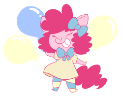 Size: 748x588 | Tagged: safe, artist:typhwosion, character:pinkie pie, female, simple background, solo, transparent background