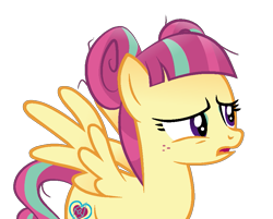Size: 893x719 | Tagged: safe, artist:berrypunchrules, character:sour sweet, equestria girls:friendship games, g4, my little pony: equestria girls, my little pony:equestria girls, alternate hairstyle, equestria girls ponified, female, frizzy hair, ponified, simple background, solo, transparent background