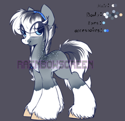 Size: 1600x1550 | Tagged: safe, artist:rainbowscreen, oc, oc only, looking at you, reference sheet, solo, watermark