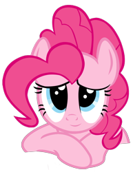 Size: 1056x1371 | Tagged: safe, artist:kuren247, character:pinkie pie, female, looking at you, simple background, solo, transparent background, vector