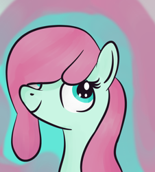 Size: 754x835 | Tagged: safe, artist:berrypunchrules, character:bubblegum brush, female, filly, solo