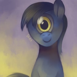 Size: 1024x1024 | Tagged: dead source, safe, artist:dhui, character:blues, character:noteworthy, species:earth pony, species:pony, adoracreepy, creepy, cute, cyclops, donny swineclop, male, solo, stallion