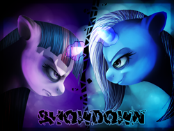 Size: 1600x1200 | Tagged: safe, artist:imalou, character:trixie, character:twilight sparkle