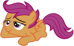 Size: 7500x4700 | Tagged: safe, artist:kuren247, character:scootaloo, species:pegasus, species:pony, absurd resolution, female, love face, simple background, solo, transparent background, vector