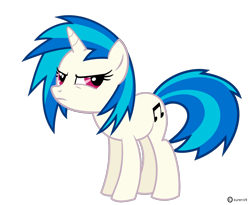 Size: 1384x1136 | Tagged: safe, artist:kuren247, character:dj pon-3, character:vinyl scratch, species:pony, species:unicorn, cutie mark, female, hooves, horn, irritated, mare, simple background, solo, transparent background, vector