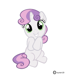 Size: 900x1029 | Tagged: safe, artist:kuren247, character:sweetie belle, species:pony, species:unicorn, cute, diasweetes, female, simple background, solo, transparent background, vector
