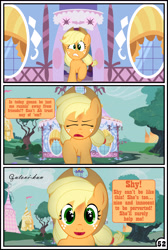 Size: 3254x4837 | Tagged: safe, artist:gutovi, character:applejack, character:rarity, species:pony, comic:why me!?, ship:rarijack, absurd resolution, carousel boutique, comic, explicit series, female, lesbian, mare, shipping, signature