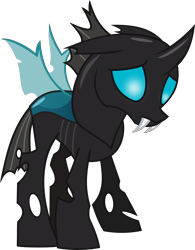 Size: 6603x8454 | Tagged: dead source, safe, artist:pink1ejack, character:thorax, species:changeling, episode:the times they are a changeling, g4, my little pony: friendship is magic, absurd resolution, floppy ears, male, sad, simple background, solo, that was fast, transparent background, vector