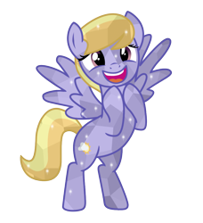 Size: 854x936 | Tagged: safe, artist:dragonchaser123, character:cloud kicker, species:crystal pony, species:pegasus, species:pony, cute, female, kickerbetes, mare, race swap, simple background, solo, transparent background, vector