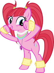 Size: 2786x3763 | Tagged: safe, artist:ironm17, character:pacific glow, dancing, female, glowstick, leg warmers, pacifier, simple background, solo, transparent background, vector