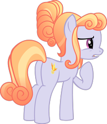 Size: 3022x3500 | Tagged: safe, artist:limedazzle, character:amber laurel, species:crystal pony, species:pony, episode:the times they are a changeling, g4, my little pony: friendship is magic, background pony, inkscape, open mouth, plot, raised hoof, simple background, solo, transparent background, vector