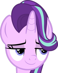 Size: 6620x8378 | Tagged: safe, artist:pink1ejack, character:starlight glimmer, episode:every little thing she does, g4, my little pony: friendship is magic, absurd resolution, female, inkscape, simple background, smug, smuglight glimmer, solo, transparent background, vector