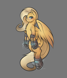 Size: 1024x1195 | Tagged: dead source, safe, artist:whitepone, oc, oc only, oc:psychoshy, species:pegasus, species:pony, fallout equestria, fallout equestria: project horizons, power hoof, solo
