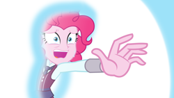 Size: 4000x2250 | Tagged: safe, artist:orin331, character:pinkie pie, equestria girls:friendship games, g4, my little pony: equestria girls, my little pony:equestria girls, alternate universe, clothing, crying, crystal prep academy uniform, crystal prep shadowbolts, dark magic, female, help me, open mouth, reaching out, school uniform, solo, tears of pain, xk-class end-of-the-world scenario