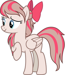 Size: 8149x9471 | Tagged: safe, artist:pink1ejack, character:angel wings, episode:top bolt, g4, my little pony: friendship is magic, absurd resolution, bow, cute, female, hair bow, make a wish, make a wish foundation, raised hoof, simple background, smiling, solo, transparent background, vector