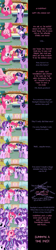 Size: 2000x8852 | Tagged: safe, artist:mlp-silver-quill, character:pinkie pie, character:starlight glimmer, character:twilight sparkle, character:twilight sparkle (alicorn), species:alicorn, species:pony, comic:pinkie pie says goodnight, comic, i really like her mane, multeity, ponidox, self ponidox, starlight cluster, time paradox, xk-class end-of-the-world scenario