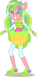 Size: 2890x6000 | Tagged: safe, artist:limedazzle, edit, part of a set, character:lemon zest, character:pinkie pie, equestria girls:legend of everfree, g4, my little pony: equestria girls, my little pony:equestria girls, absurd resolution, alternate universe, crystal guardian, female, green, ponied up, request, simple background, smiling, solo, super ponied up, transparent background, vector, vector edit