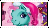 Size: 99x57 | Tagged: safe, artist:colossalstinker, character:minty, g3, clothing, deviantart stamp, female, hat, picture for breezies, santa hat, solo