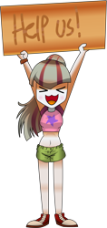 Size: 3804x8028 | Tagged: safe, artist:fj-c, edit, character:sonata dusk, equestria girls:rainbow rocks, g4, my little pony: equestria girls, my little pony:equestria girls, >.<, absurd resolution, belly button, clothing, converse, cute, eyes closed, female, happy, help, looking at you, midriff, shoes, shorts, sign, simple background, solo, sonatabetes, transparent background, vector, x3, xd