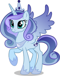 Size: 7508x9500 | Tagged: safe, artist:limedazzle, character:princess luna, species:alicorn, species:pony, absurd resolution, alternate universe, female, simple background, solo, transparent background