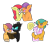 Size: 2400x2123 | Tagged: safe, artist:jolliapplegirl, character:apple bloom, character:diamond tiara, character:scootaloo, character:snails, character:tender taps, species:changeling, species:earth pony, species:pegasus, species:pony, species:unicorn, ship:diamondsnail, ship:tenderbloom, blushing, cute, diamondbetes, female, kevaloo, kevin (changeling), male, shipping, snuggling, straight
